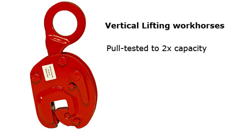 vertical lifting clamp