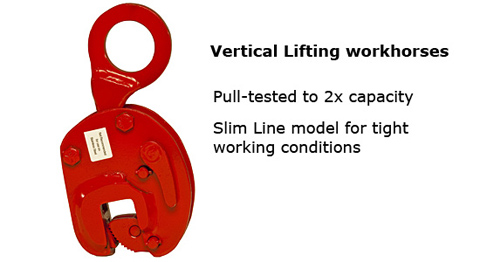 vertical lifting clamp